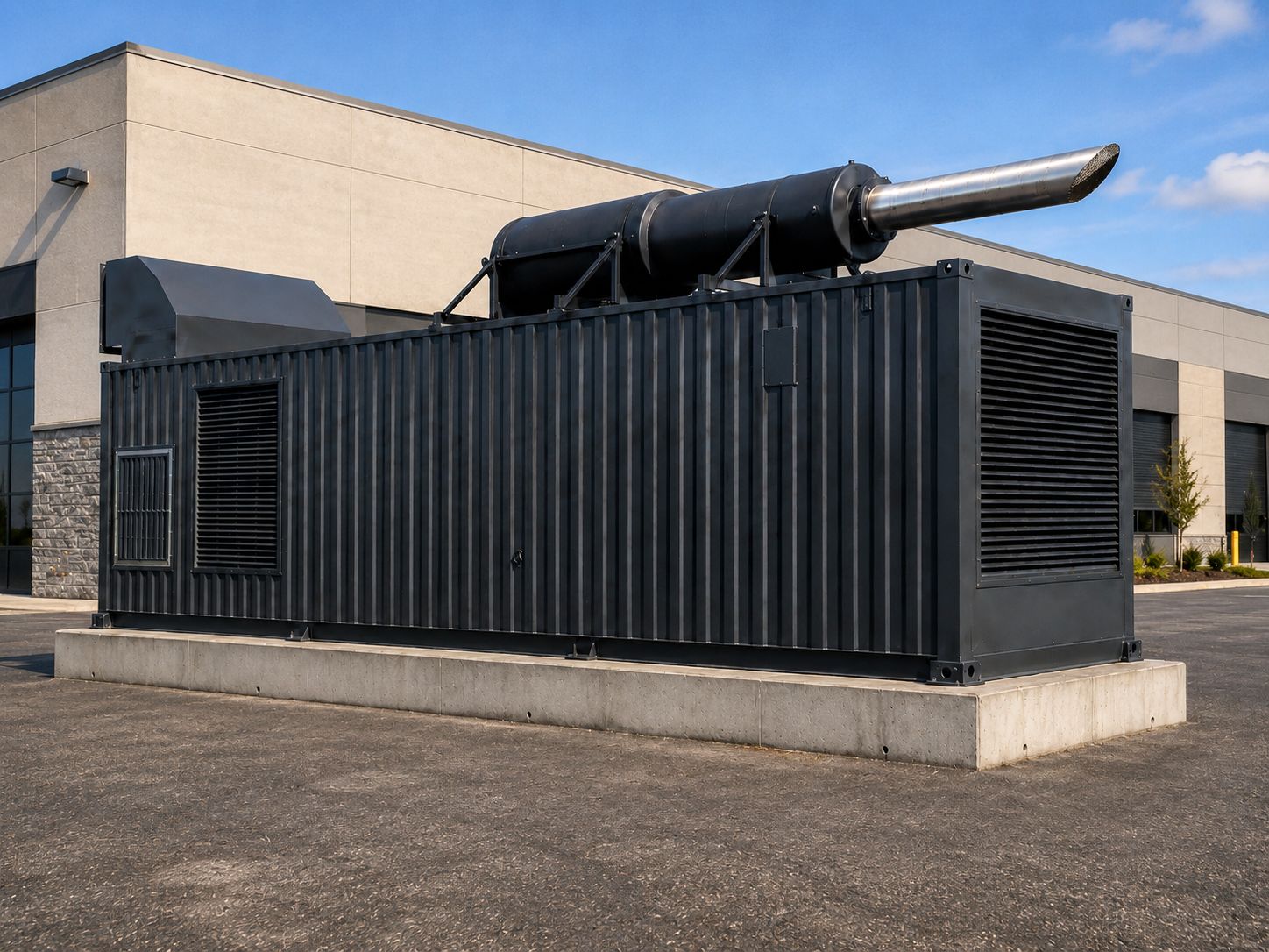 Backup Power Generator Container